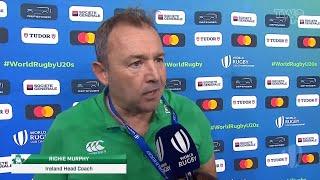 Richie Murphy after Ireland's loss in the World Rugby U20 C'Ship Final