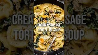 Creamy Sausage Tortellini Soup