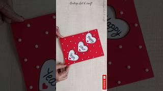 Happy New year Card making idea 2025 #shorts #ytshorts #diy #howtomake #happynewyearcardmaking