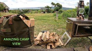Off Grid Van Camp | Wood Stove Cooking | Mountain and Sea View | Matayoshi Coffee Farm |