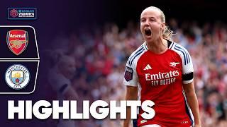 Miedema Scores Debut Goal on Return to the Emirates! | Arsenal v Man City Highlights | BWSL 24-25