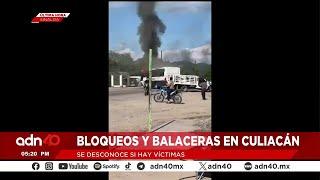 ¡Última Hora! Jueves negro, reportan narcobloqueos en Culiacán, Sinaloa