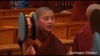 Tibetan Buddhist nun Practicing Chöd-  Tibetan nun chanting - Buddhist Prayer