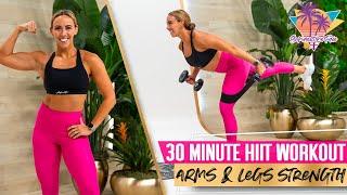 Quick POWER Arms and Legs HIIT Workout | STF - Day 45