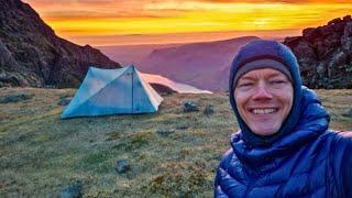 "REVISITING A FAVOURITE WILDCAMPING SPOT" Lake District Solo Wildcamp.