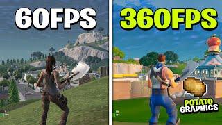 How to Get Potato Graphics in Fortnite OG SEASON 1  (Ultra Low End Graphics)