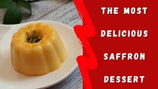 How to prepare the most delicious dessert in the world _ saffron dessert - Iranian dessert -