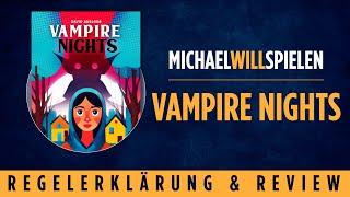 VAMPIRE NIGHTS – Regelerklärung und Review – Beschützt ein Dorf und dessen Bewohner vor Vampiren