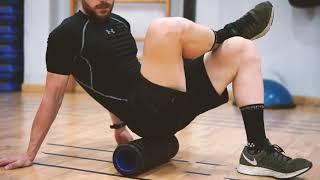 Descarga de piernas con foam roller