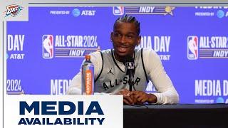 Shai Gilgeous-Alexander 2024 All-Star Media Availability | NBA All-Star Weekend | February 17, 2024