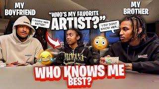 Who Knows Me Best Ft.( My Boyfriend & DDG )... "Who's My Favorite Artist?"