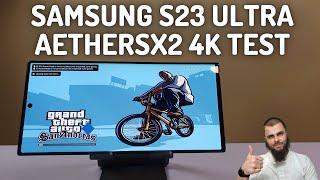 Samsung S23 Ultra AetherSX2 Emulator I Snapdragon 8 Gen 2 PS2 Games 4K test I Last Updates