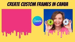 How to Make Custom Frames within Canva - The Easiest Way
