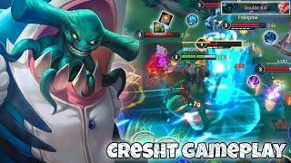 Cresht Support Pro Gameplay | My Least Played Champ | Arena of Valor Liên Quân mobile CoT