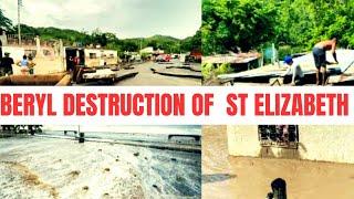 HURRICANE BERYL'S Destruction of St Elizabeth