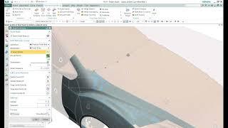 NX Reverse Engineering with rapid surface command