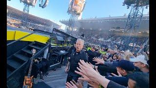 Metallica - James Hetfield, Robert Trujillo Enters the Helsinki Olympic Stadium ( 09.06.2024 )
