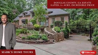 INCREDIBLE GATED ESTATE, Finished Basement, 1+ Acre, Close To Shopping, Golfing, ATL & More