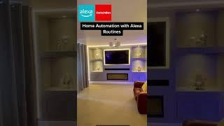 Home movie automation with Alexa routines