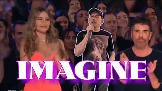 Judges Can't believe FILIPINO sings songs of John Lennon "Imagine" America’s Got Talent
