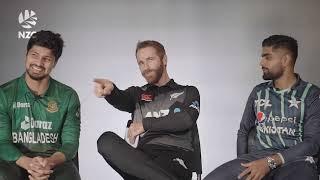 Kane Williamson Hosts a Kiwi Quiz With Babar Azam & Nurul Hasan