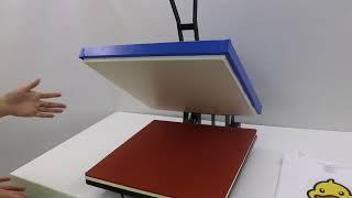 15×15 royal heat press Operation Video Show-Blue