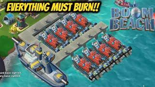 DEMOLISHING HIGH LEVEL Bases With SCORCHERS!! | Boom Beach