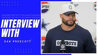 Dak Prescott: Postgame Week 9 #DALvsATL | Dallas Cowboys 2024