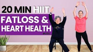 20 Minute Walking HIIT Workout | Low Impact Weight Loss for Seniors