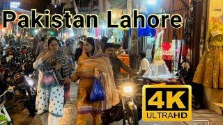 LAHORE  City - 4K Walkthrough 60fps | The  Beautiful City Lahore , Pakistan