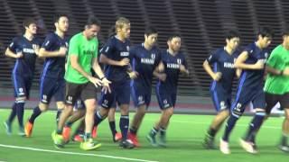 Shinji Kagawa and Keisuke Honda in Cambodia