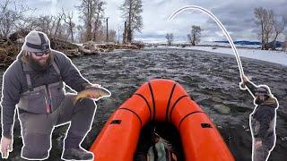 How to Catch Trout In The Winter | Exploring Untouched Trout Waters in Montana!