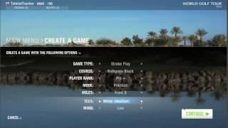 How to Play a Multiplayer Game - World Golf Tour Tutorial