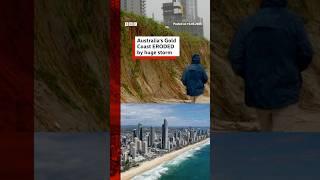 Surfers Paradise in Australia has eroded after a cyclone hit. #CycloneAlfred #GoldCoast