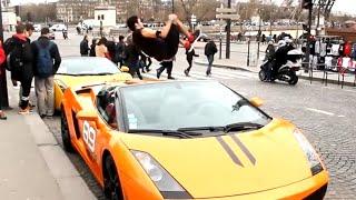 Man Jumps Over Lamborghini | Extreme Freerunning