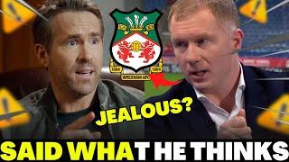 OH MY GOD! LOOK WHAT PAUL SCHOLES SAID ABOUT WREXHAM AFC! RYAN REYNOLDS IS SHOCKED!