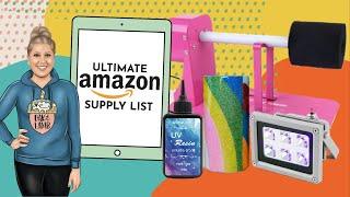 Glitter Tumbler Supplies You Need From Amazon TODAY!