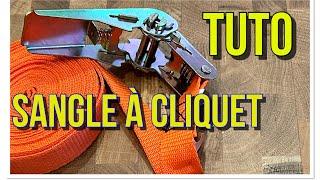 COMMENT UTILISER UNE SANGLE A CLIQUET ? TUTO FACILE & RAPIDE EN 1 MINUTE  #tuto #tutorial #tutoriel