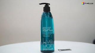 Gel vuốt tóc Livegain Premium Hair Super Hold, keo vuốt tạo kiểu cứng dành cho nam và nữ