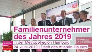 DIE FAMILIENUNTERNEHMER in Hamburg: Familienunternehmer des Jahres 2019