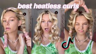 BEST WAY TO GET HEATLESS CURLS