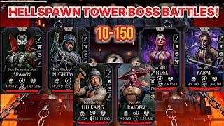 Mk Mobile Hellspawn Tower Boss Battles 10-150 | Mk mobile