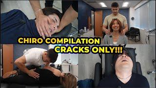 Chiropractic Adjustment Compilation TONS OF CRACKS with Dr Tyler!