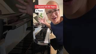 1 Second vs 10 Years of Piano!!! #musician #piano