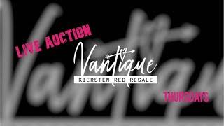 KIERSTEN RED RESALE LIVE AUCTION THURSDAY 11/7 4pm PST/ 7pm EST