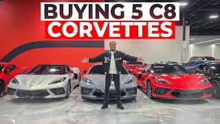 BUYING 5 C8 CORVETTES BEFORE I LEAVE FOR VEGAS