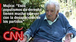 Pepe Mujica habla con CNN sobre los populismos de derecha, la existencia de Dios y de su muerte