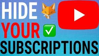 How To Make Your YouTube Subscriptions Private on Desktop