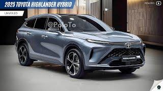 New 2025 Toyota Highlander Hybrid Unveiled - improvement over the standard Highlander!