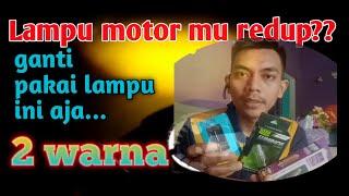 Lampu variasi motor dua warna